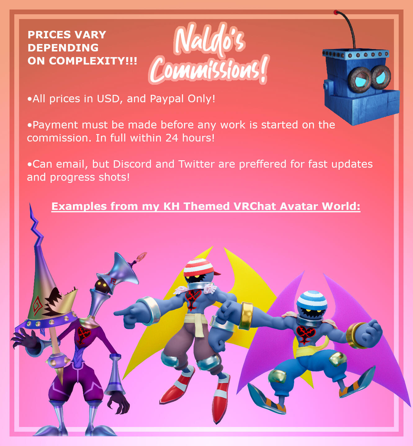 NaldoSahagin Full+Half Comm Sheet